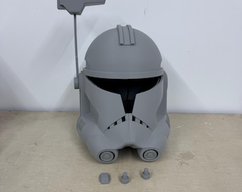 Clone Captain Rex Animated Raw 3D printed Cosplay Helmet