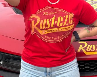 Camiseta con estampado personalizado de Lightning Rust Eze Racing Cars