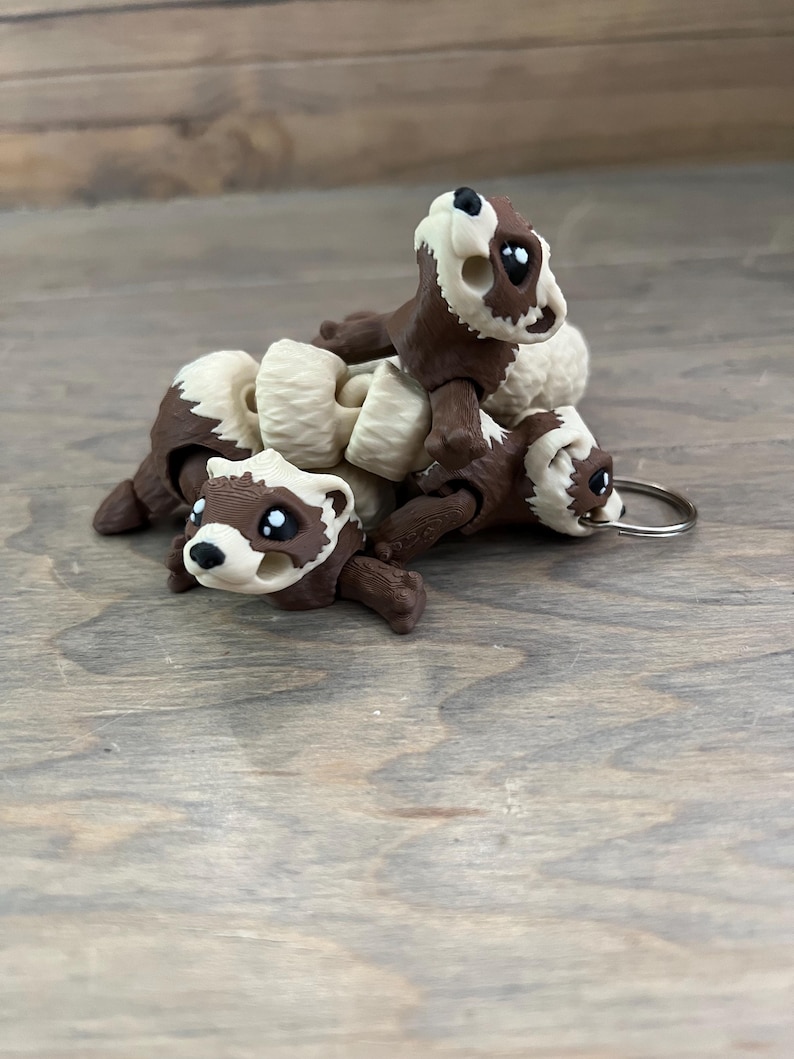 mini-ferret-keychain-fidget-toy-accessory-etsy