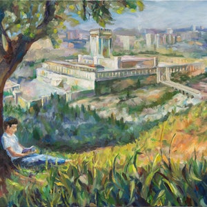 Beit Hamikdash. Conemporary depiction of the future of the temple mount.