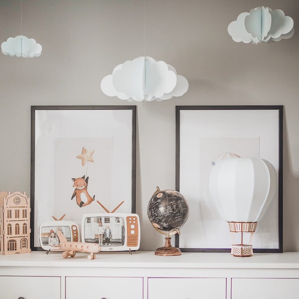 3d clouds, Children's room decorations, Hanging clouds, Children's room, Hanging clouds,