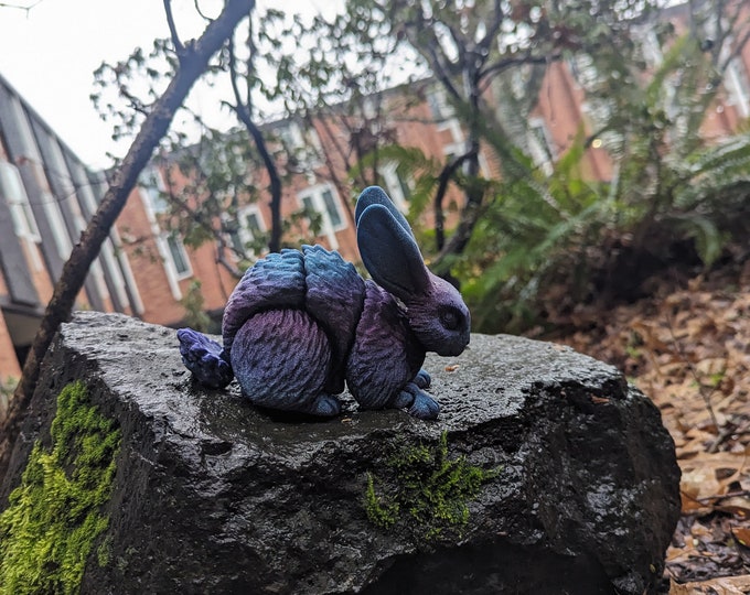 COSMIC 3d Printed Articulated Bunny - Etsy