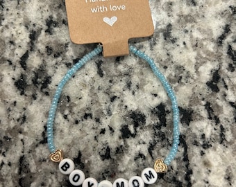 Handmade Boy Mom Bracelet