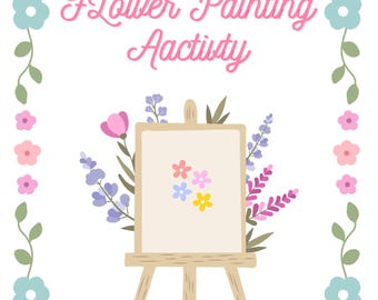 Flower Painting Activity Plan