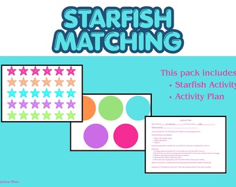 Starfish Matching Activity