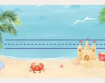 Beach Name Tag