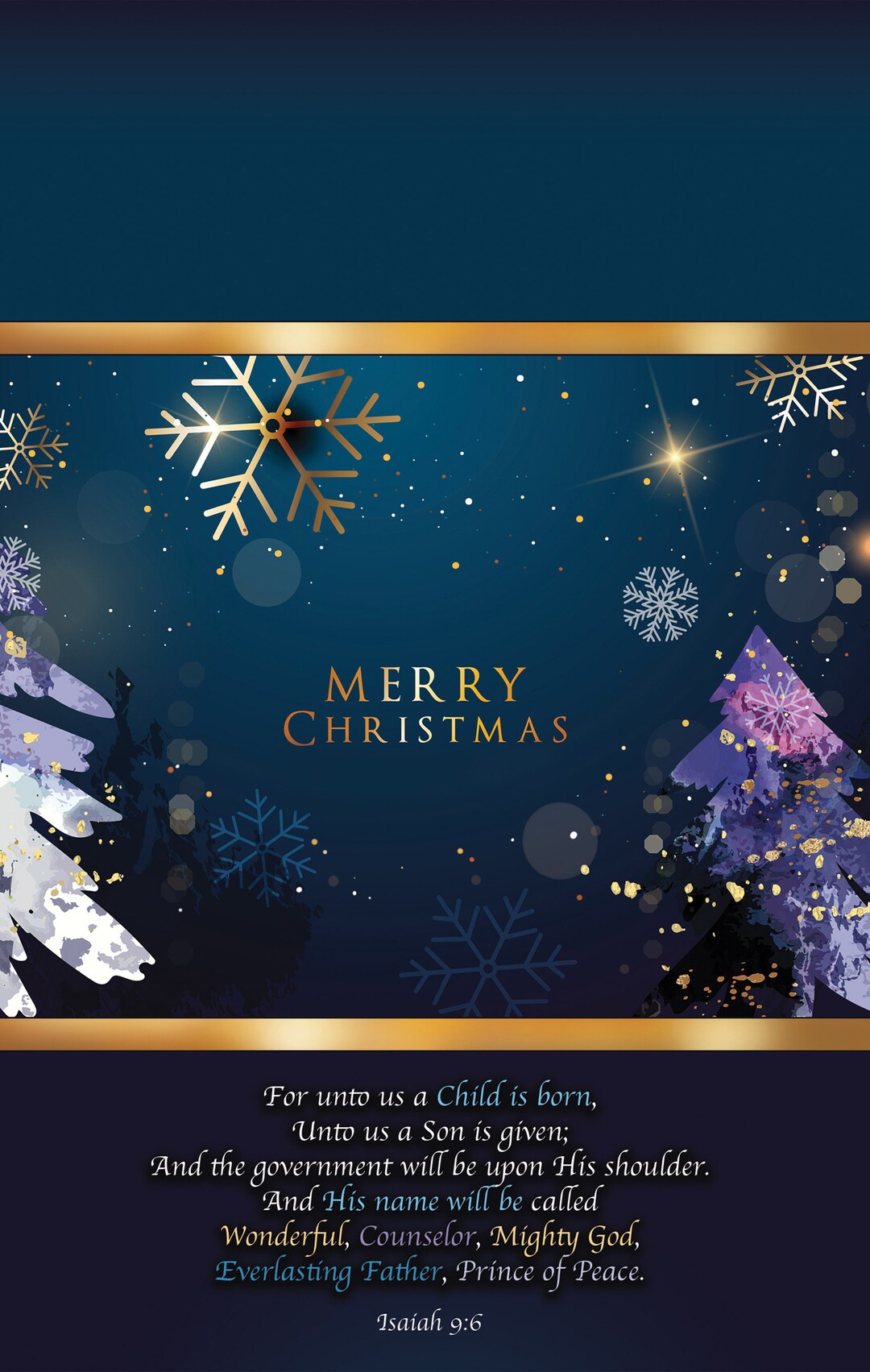 Christmas Basics: Program Template Christmas Forest - Etsy