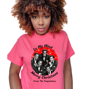 En mi mente, Feliz Navidad de The Temptations / PNG y SVG, archivo de Navidad de The Temptations, descarga instantánea, sublimación de camisetas y archivo DTF