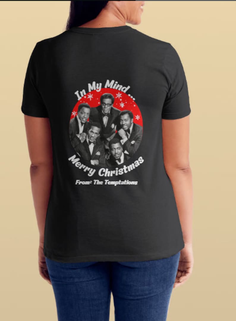 In My Mind, Merry Christmas From the Temptations PNG & SVG, Temptation Temptation Merry Christmas