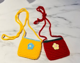 Product | Cute Flower Crochet Purse | For Kids and Toddlers