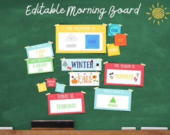 Morning Board, Circle Time, Weather Chart, Classroom Calendar, Homeschool Calendar, Preschool