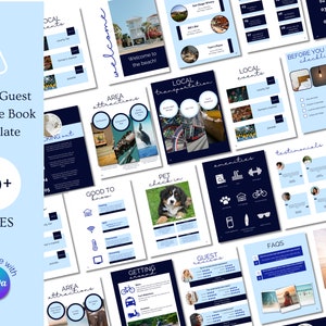 Airbnb Welcome Book, Vacation Guest Book, Airbnb Host, Vacation Rental, Vrbo Guest Book Airbnb Template,