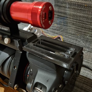 ASI Air Plus / Raspberry Pi Guide Rail Mounting bracket for Samyang / Rokinon 135mm Astrodymium, Hyperpod mounts - Telescope guide mounts