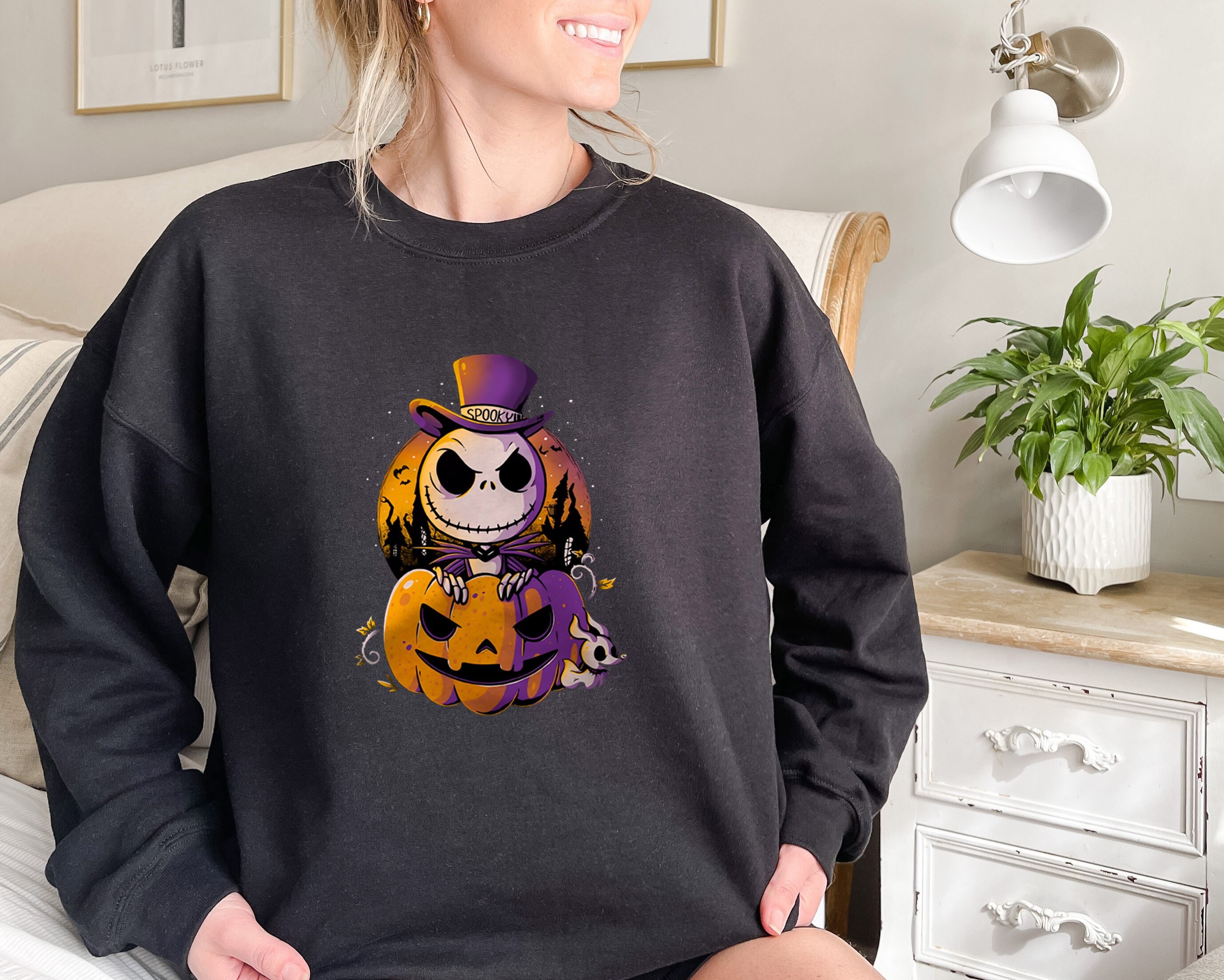 Discover Jack Skellington Tshirt, Jack Skellington Halloween, Skellington Halloween Sweatshirt, Halloween Pumpkin Shirt, Cute Trick Or Treat Shirt