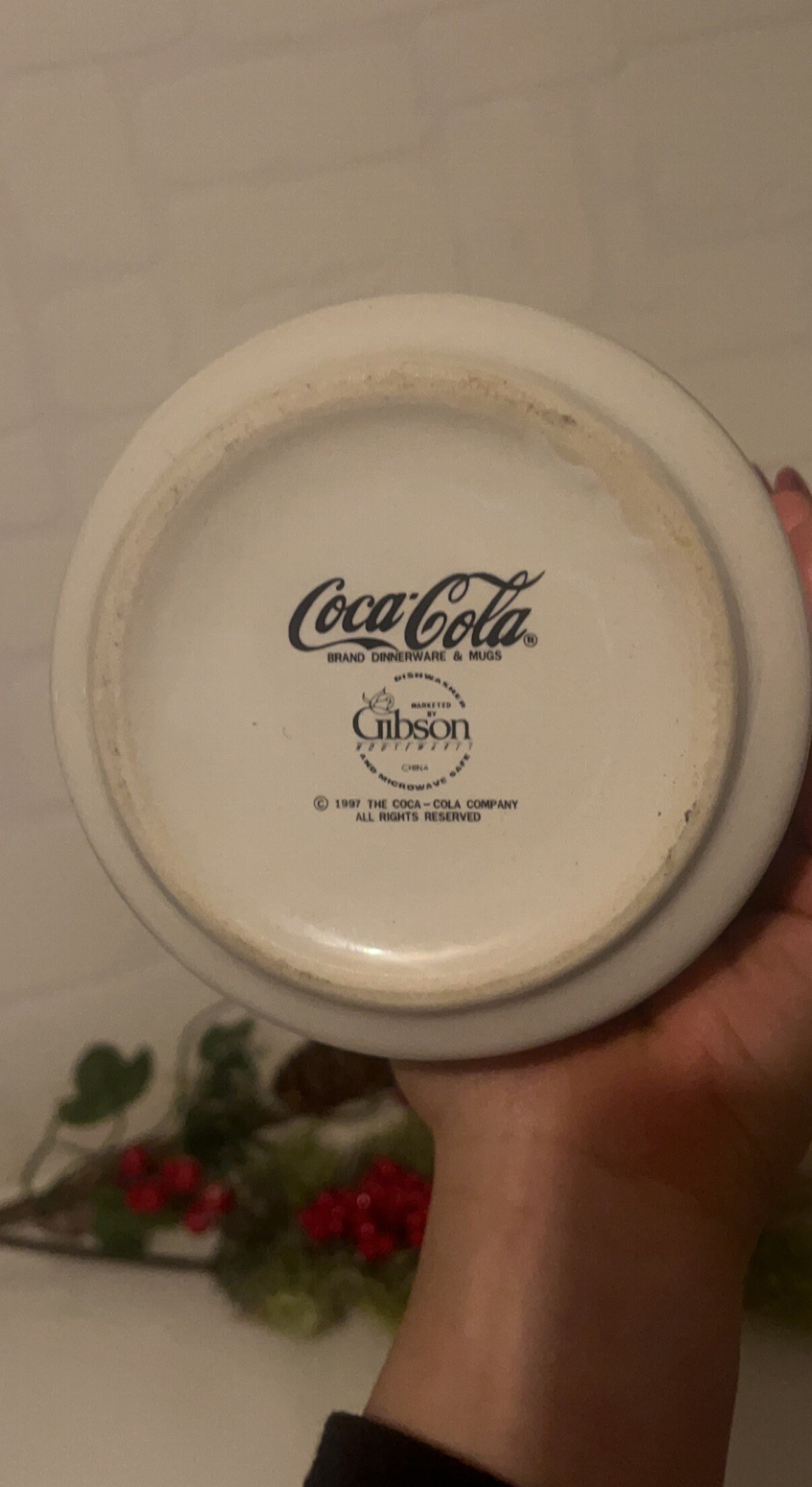 Vintage Checker Pattern Cocacola Canister Etsy