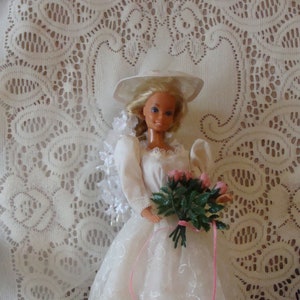Vintage 1966 Barbie Doll with Wedding Accessories image 1