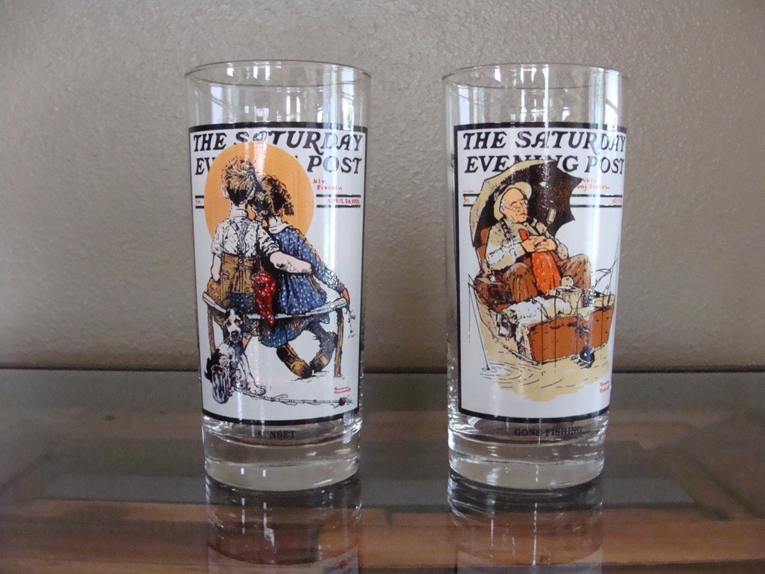 Pair of Vintage 1987 Arby's Summer Scenes Collection Glasses-norman ...
