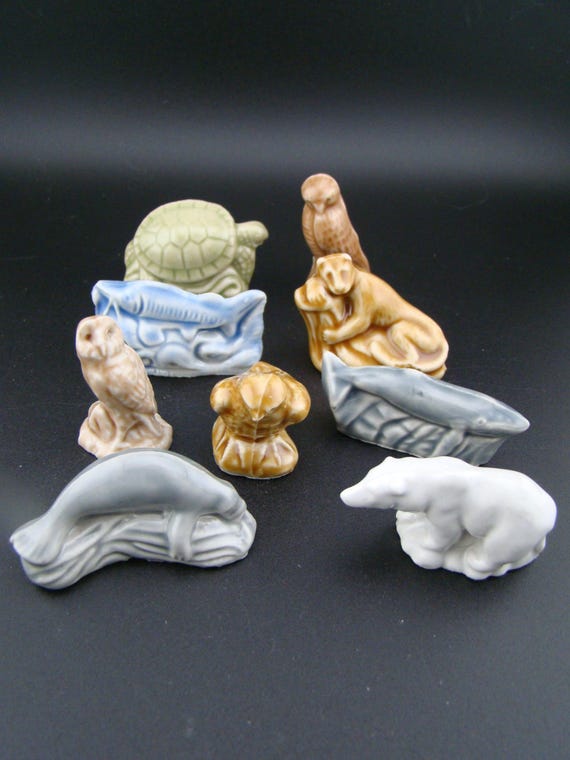 Vintage Wade Whimsies-Red Rose Tea Endangered Animals American Series #4, 1999-2002