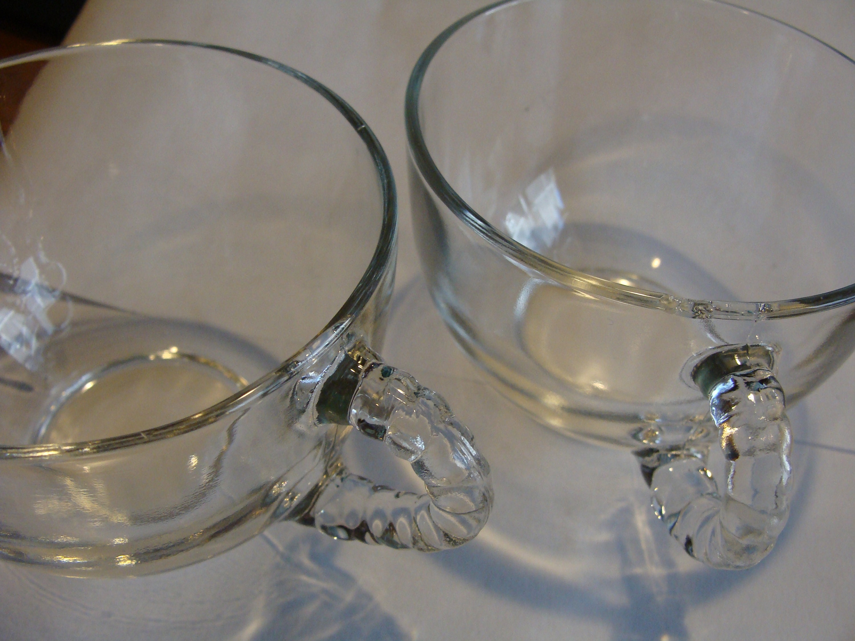 Vintage Federal Glass Snack Plates & Cupshomestead Pattern Etsy