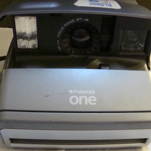 Vintage Polaroid One Camera-Tested-Comes with Charged Film Cartridge