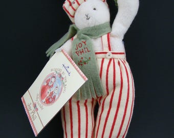 Vintage Joy Phil Holiday Plush Bunny, Bunnies by the Bay, Hallmark