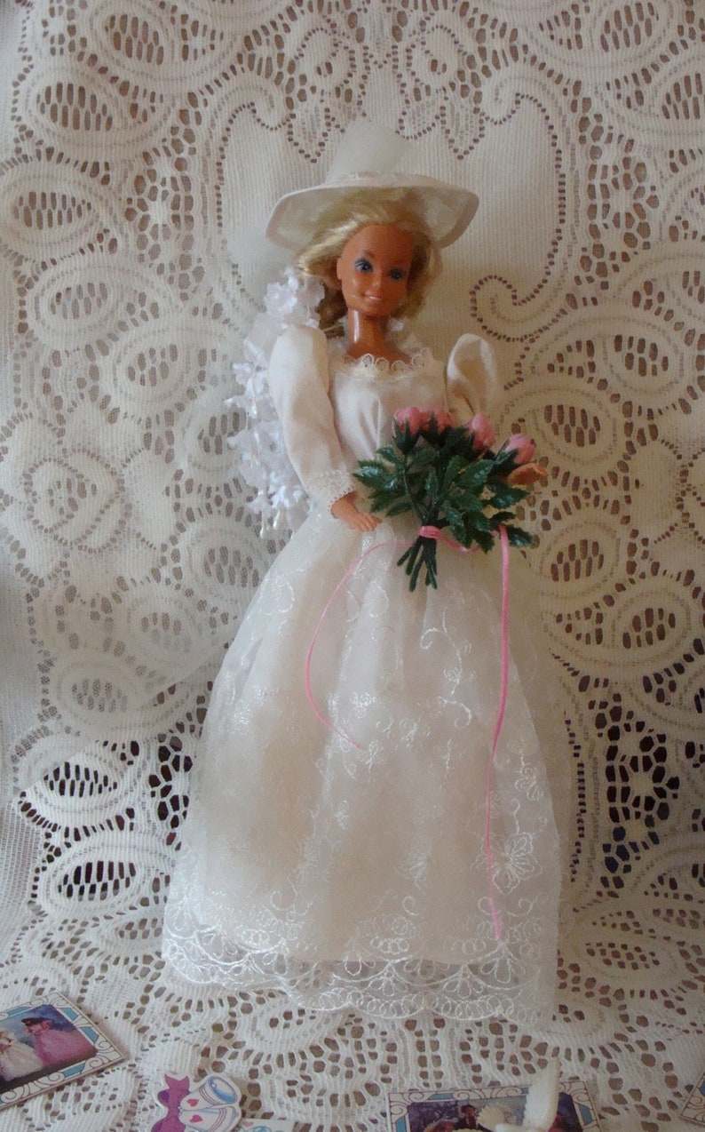 Vintage 1966 Barbie Doll with Wedding Accessories image 1