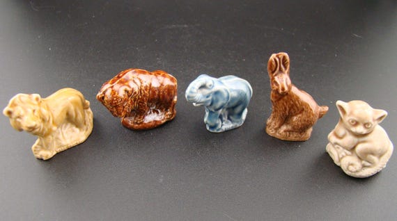 Vintage Red Rose Tea Wade Whimsies US Series #1 Animals, 1983-1985