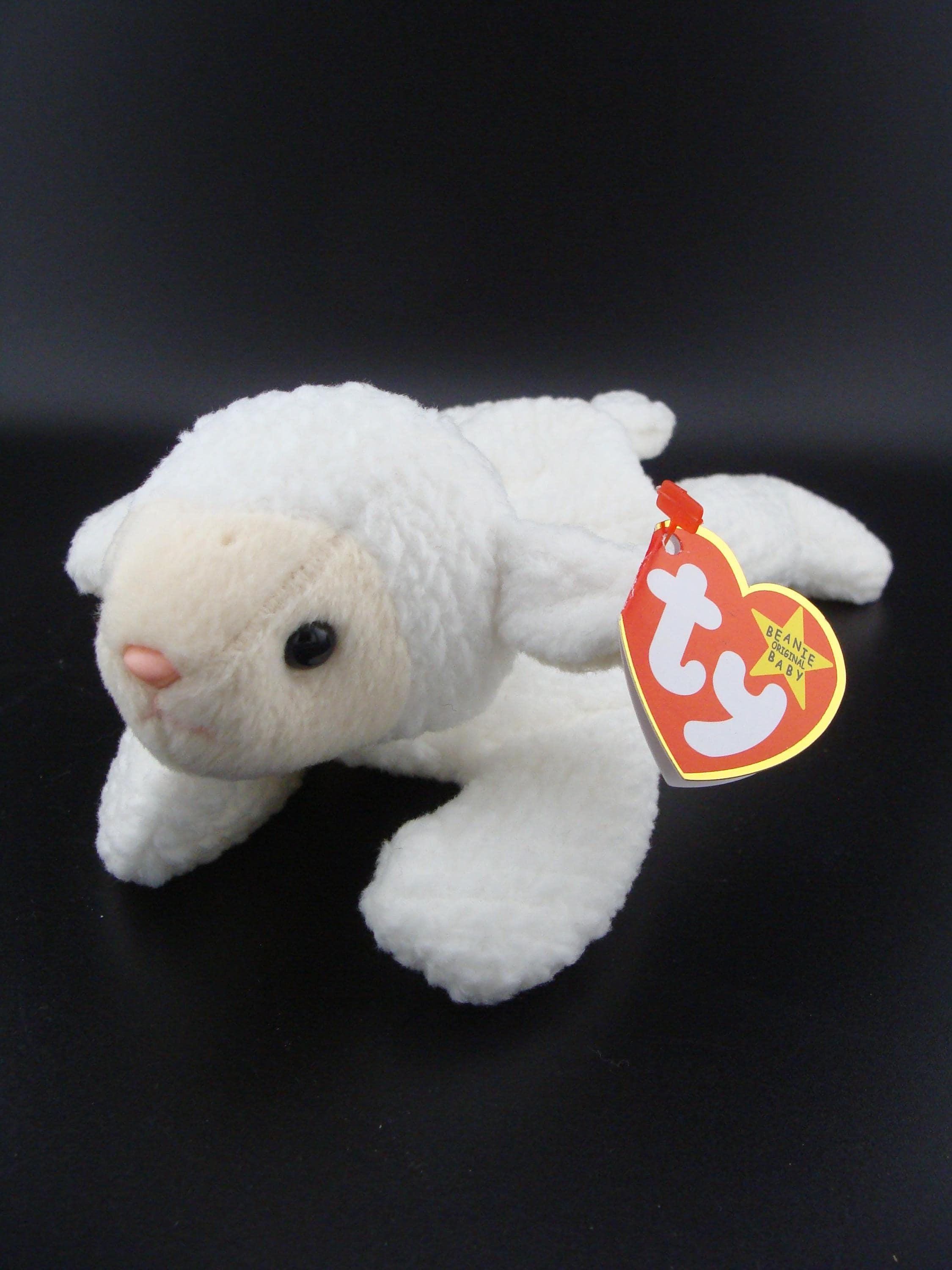 1996 Ty Beanie Original Babies With Errors! Crunch, Fleece, Nuts