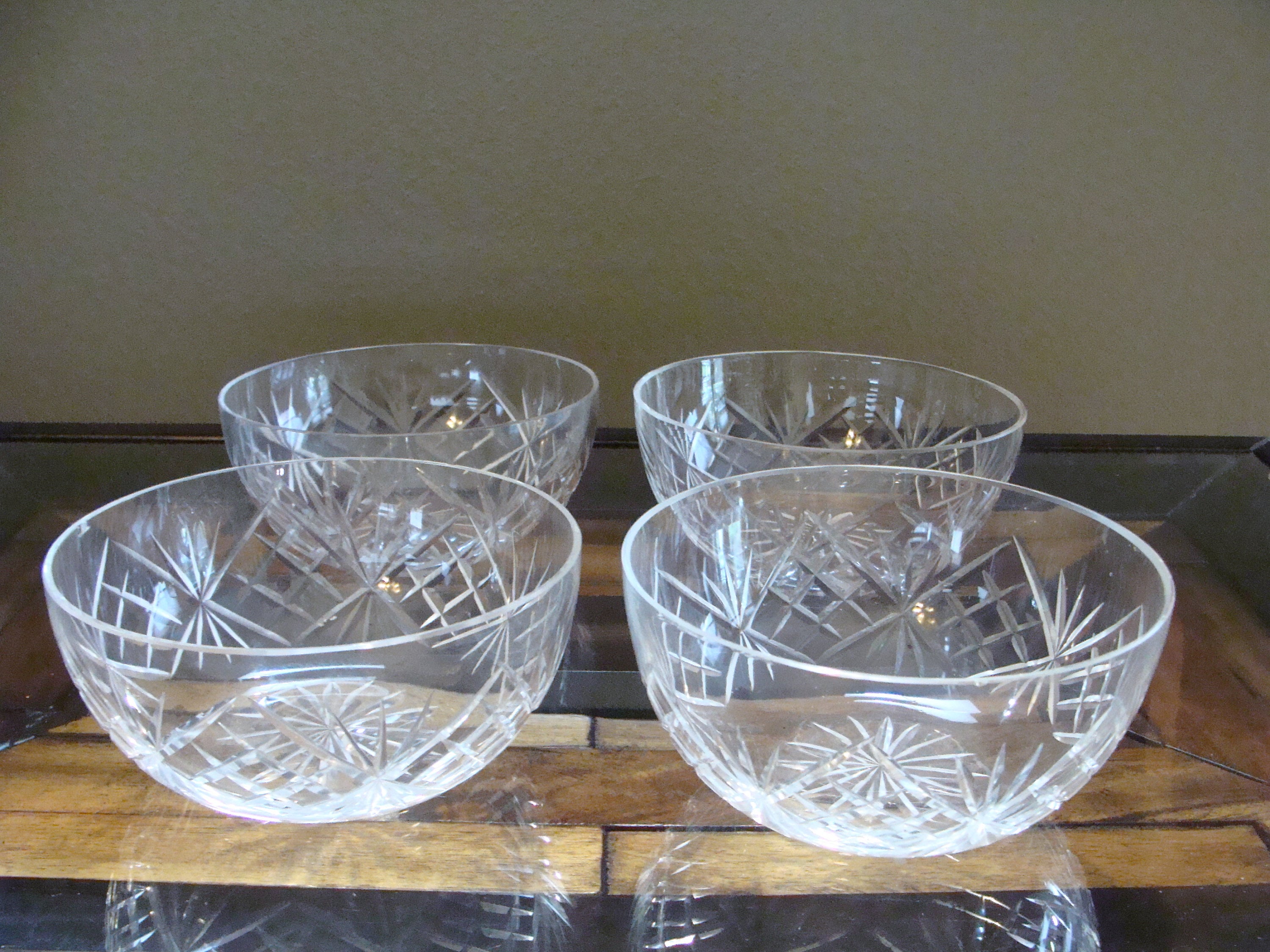 Vintage Clear Glass Bowls