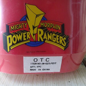 Vintage 1994 Mighty Morphin Power Rangers Canteen-sealed in Original ...