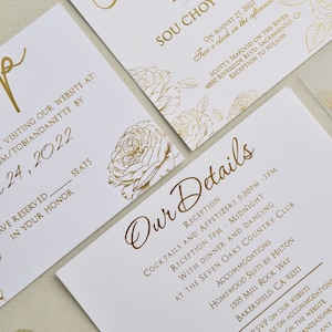 Acrylic Wedding Invitations: Clear Invitation with Grey Envelope image 6