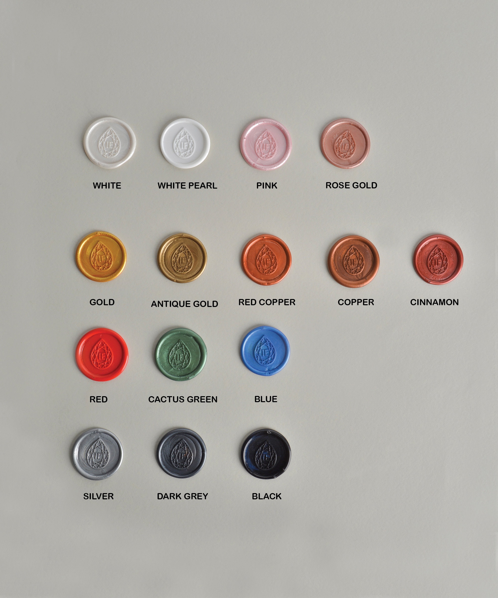 Floral Wax Seal Sticker, Wax Seal Wedding, Custom Wedding Initial Monogram Wax Seal, Elegant Wax Seal, Color Wax Sticker, Wax Stamp Adhesive