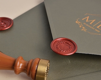 Wedding Invitation Wax Seal, Cinnamon Wax Seal Stamp Wedding, Wax Seal Self Adhesive, Name Wax Seal, Wax Seal Stickers, Wax Seal Thank You