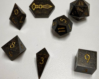 Hobgoblin’s Bronze, 8pc Polyhedral Dice Set