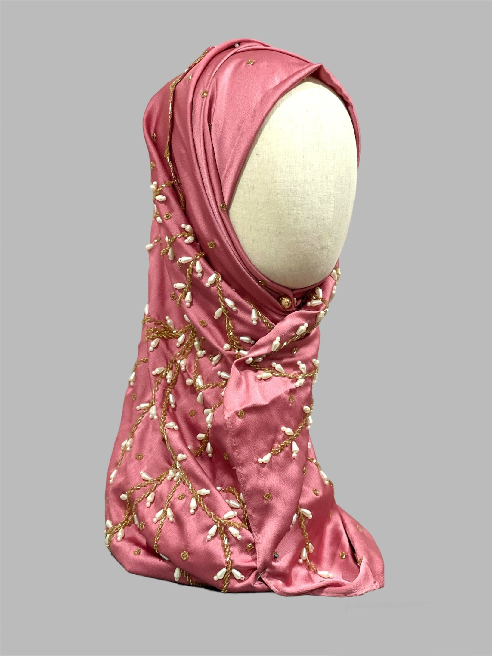 Hickory - Duo Encrusted Hijab main image 1