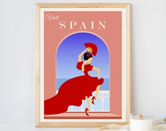Flamenco Dancer Poster - Etsy