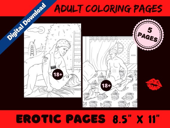 5 Black Man Erotic Coloring Pages Naughty PDF Digital - Etsy Denmark