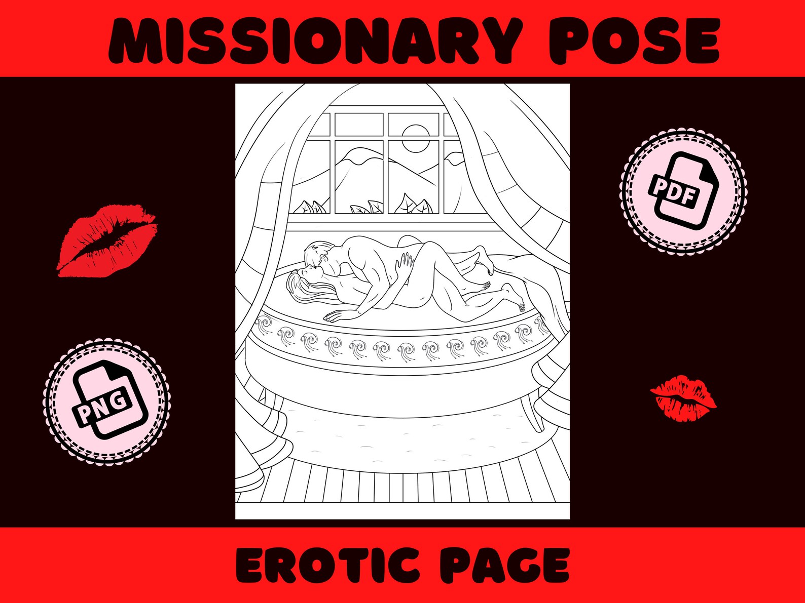 2 Adult Sexy Coloring Pages Instant Download Digital - Etsy