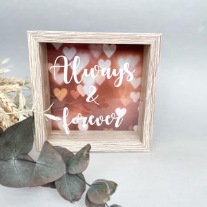Wedding money box, Money box, Honeymoon fund, Savings, Coin bank, Time for love,  piggy bank, wedding gift idea, always&forever