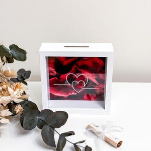 Wedding money box || Money box  || Honeymoon fund || Savings || Coin bank || Time for love || piggy bank || wedding gift idea || money