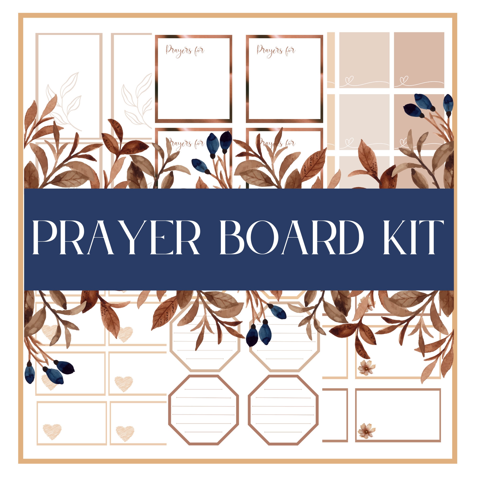 Pink Prayer Board Kit, Printable Prayer Cards, Christian Wall Collage,  Prayer Planner, Scripture on Prayer Enhance Your Prayer Life 