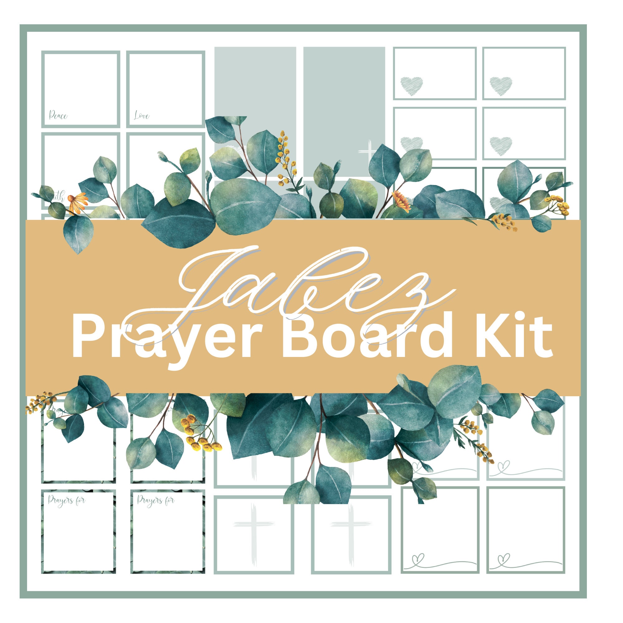 Prayer Board Kit Printable, Bible Verse Cards Prayer Activity, Blank Prayer  Squares, Grey Christian Wall Collage, Prayer Request Templates 