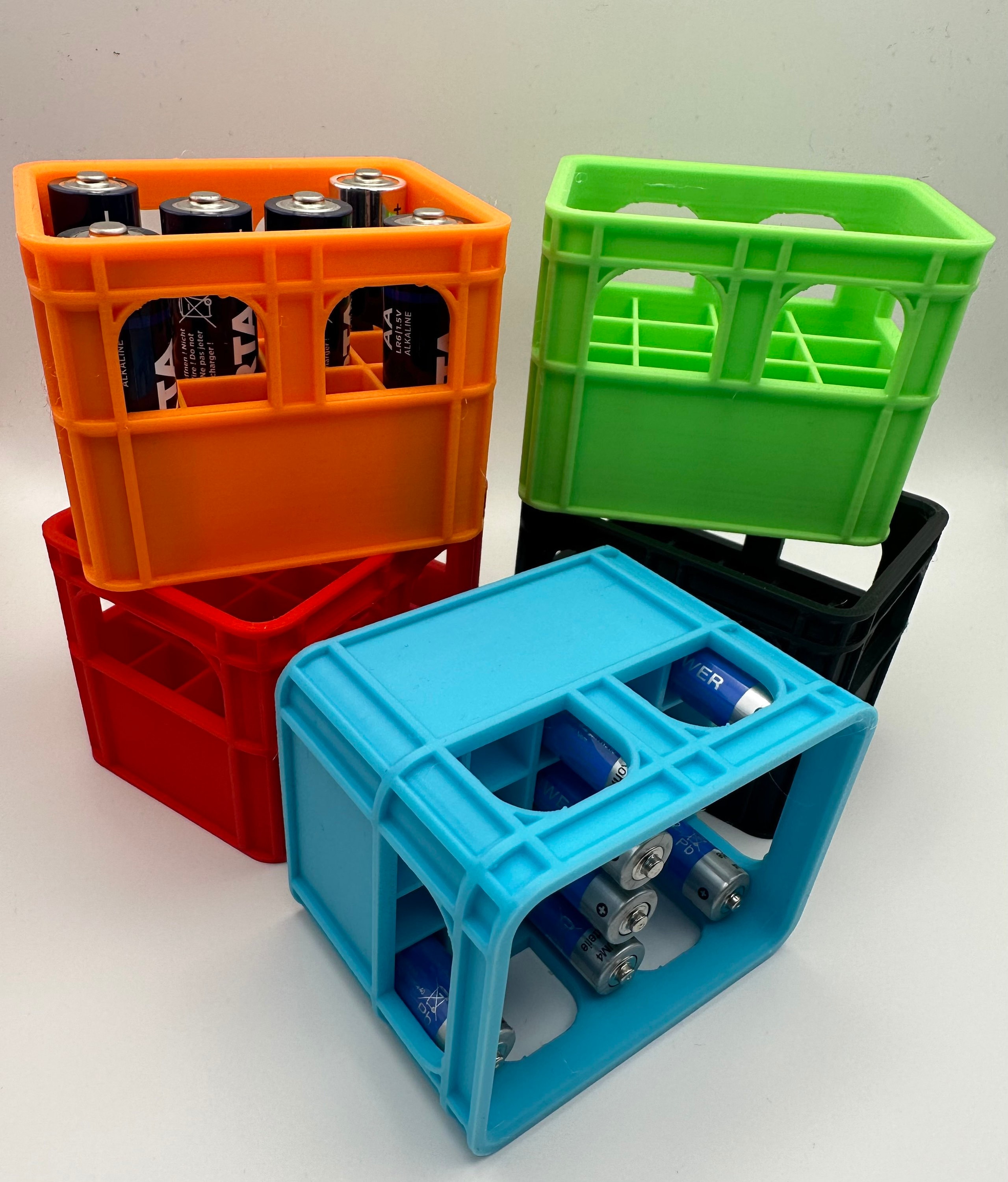 Getränkekasten für Batterien - 3D Druck