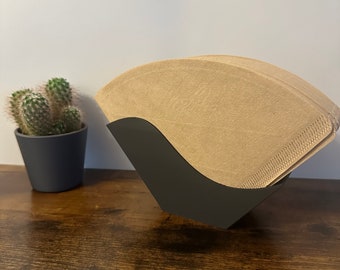 Coffee filter holder size 4, coffee filter storage box, kitchen organizer, 3D printing