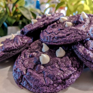 Ube Weiße Schokoladenkekse