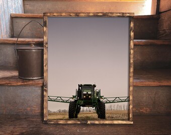 John Deere Sprayer Art: Rustic Farmhouse Decor (Digital Download)