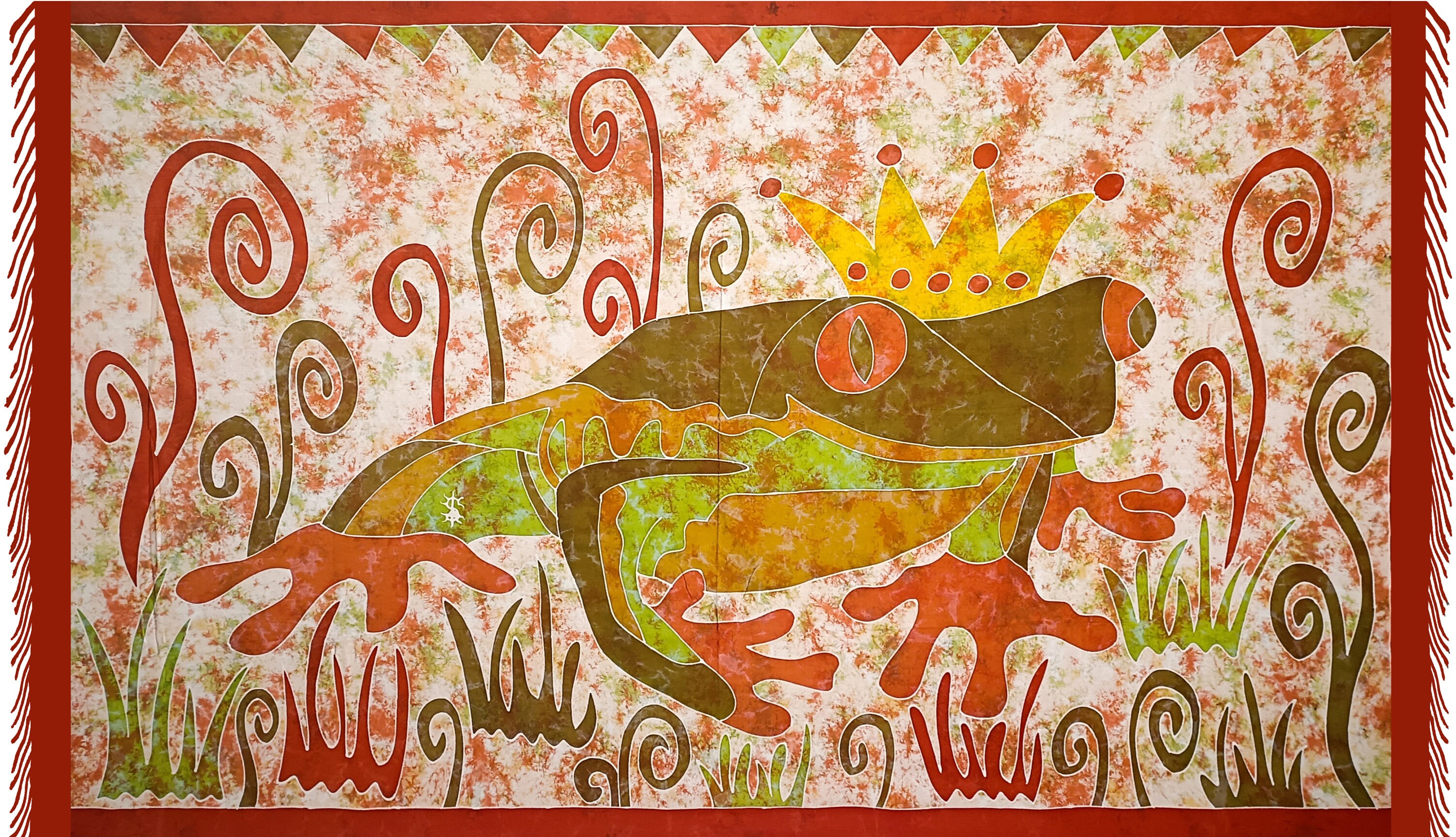 250Cm X 115Cm Batik Fabric: Arumdalu Collection - z21c77g