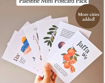 Palestine Mini Prints | Postcard Set | Palestine Wall Art