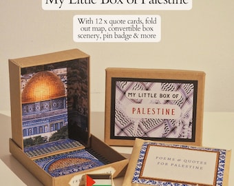 My Little Box of Palestine | Letterbox Gifts | Motivation Cards | Islamic Gift | Islamic Inspirational Quotes