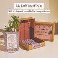 Mini Islamic Du'a Card Box: Islamic Letterbox Gift, Daily Prayers with Palm Tree